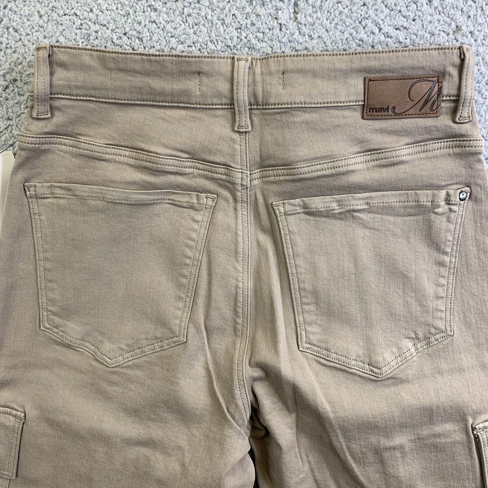 Mavi Cargo Pants Womens 27/27 Beige Khaki Sahara High Rise Stretch NWT - Picture 11 of 13
